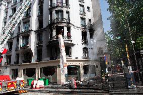Three Injured in Serious Fire - Paris
