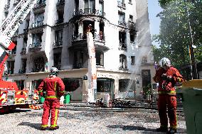 Three Injured in Serious Fire - Paris