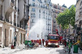Three Injured in Serious Fire - Paris