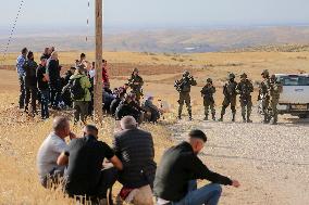 Settlers Occupy Palestinian Land Near Hebron - Palestine