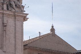 Chimney on The Sistine Chapel Has Been Set Up - Vatican