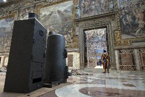 Preparation Of The Sistine Chapel For The Conclave - Vatican