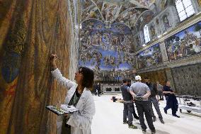 Preparation Of The Sistine Chapel For The Conclave - Vatican