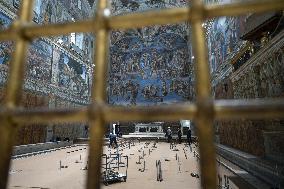 Preparation Of The Sistine Chapel For The Conclave - Vatican