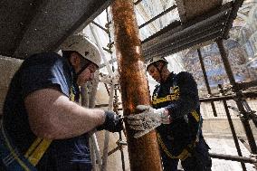 Preparation Of The Sistine Chapel For The Conclave - Vatican