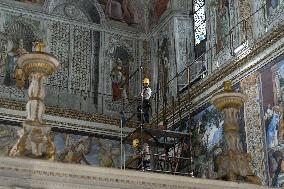 Preparation Of The Sistine Chapel For The Conclave - Vatican