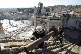 Preparation Of The Sistine Chapel For The Conclave - Vatican
