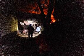 Drones Strike The City Of Kharkiv - Ukraine