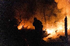 Drones Strike The City Of Kharkiv - Ukraine