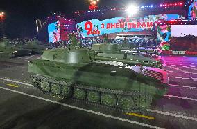 Minsk V Day Military Parade Rehearsal - Belarus