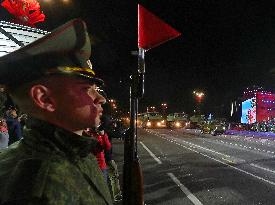 Minsk V Day Military Parade Rehearsal - Belarus