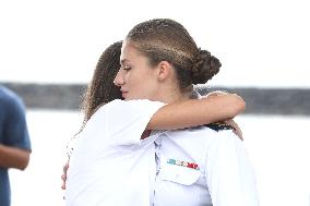 Princess Leonor Greets Queen Letizia - Panama