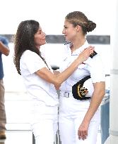 Princess Leonor Greets Queen Letizia - Panama