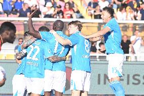 CALCIO - Serie A - US Lecce vs SSC Napoli