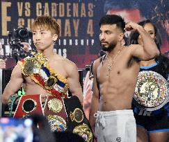 Boxing: Weigh-in for Inoue-Cardenas bout