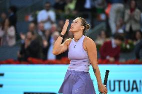 Mutua Madrid Open - Aryna Sabalenka Wins Her Third Title