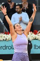 Mutua Madrid Open - Aryna Sabalenka Wins Her Third Title