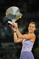 Mutua Madrid Open - Aryna Sabalenka Wins Her Third Title