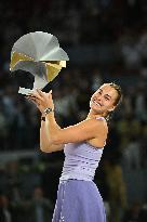 Mutua Madrid Open - Aryna Sabalenka Wins Her Third Title