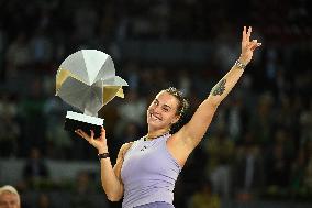 Mutua Madrid Open - Aryna Sabalenka Wins Her Third Title