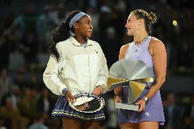 Mutua Madrid Open - Aryna Sabalenka Wins Her Third Title