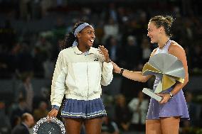 Mutua Madrid Open - Aryna Sabalenka Wins Her Third Title