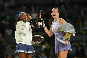 Mutua Madrid Open - Aryna Sabalenka Wins Her Third Title