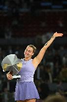 Mutua Madrid Open - Aryna Sabalenka Wins Her Third Title