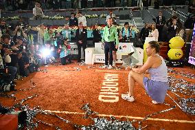 Mutua Madrid Open - Aryna Sabalenka Wins Her Third Title