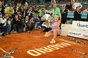 Mutua Madrid Open - Aryna Sabalenka Wins Her Third Title