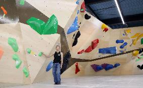 Sport climbing Olympic medalist opens gym