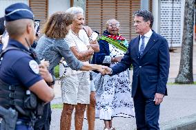 Manuel Valls Visits New Caledonia