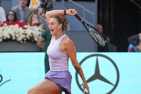 Mutua Madrid Open - Aryna Sabalenka Wins Her Third Title