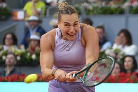 Mutua Madrid Open - Aryna Sabalenka Wins Her Third Title