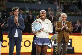 Mutua Madrid Open - Aryna Sabalenka Wins Her Third Title