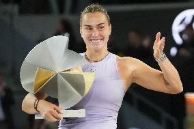 Mutua Madrid Open - Aryna Sabalenka Wins Her Third Title