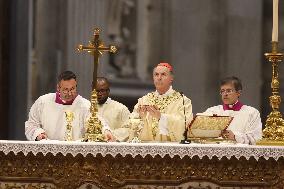 Eighth Mass of The Novendiali in Suffrage of Pope Francis - Vatican