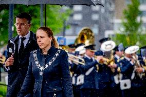 Commemoration at the National Merchant Navy Monument - Rotterdam