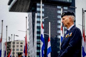 Commemoration at the National Merchant Navy Monument - Rotterdam
