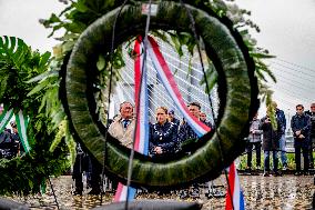 Commemoration at the National Merchant Navy Monument - Rotterdam