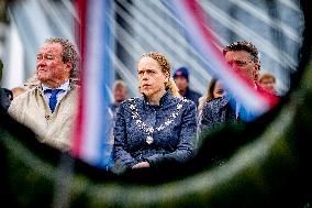 Commemoration at the National Merchant Navy Monument - Rotterdam