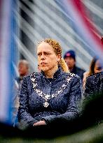 Commemoration at the National Merchant Navy Monument - Rotterdam