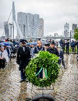 Commemoration at the National Merchant Navy Monument - Rotterdam