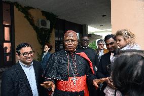 Cardinal Elector Fridolin Ambongo Besungu Celebrates A Mass - Rome