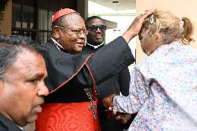 Cardinal Elector Fridolin Ambongo Besungu Celebrates A Mass - Rome