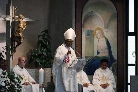 Cardinal Elector Fridolin Ambongo Besungu Celebrates A Mass - Rome