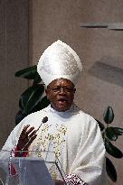 Cardinal Elector Fridolin Ambongo Besungu Celebrates A Mass - Rome