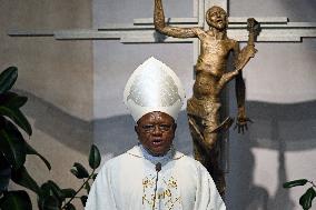 Cardinal Elector Fridolin Ambongo Besungu Celebrates A Mass - Rome