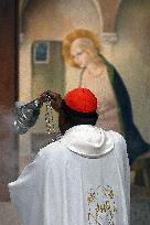 Cardinal Elector Fridolin Ambongo Besungu Celebrates A Mass - Rome