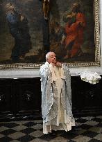 Cardinal Jean-Marc Aveline Celebrates a Mass - Rome